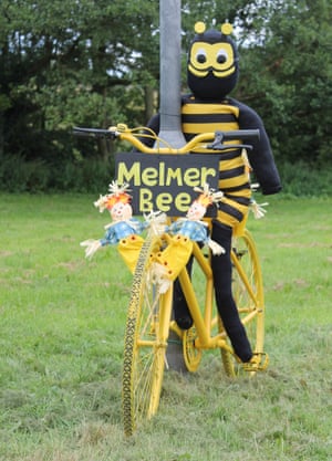The Melmer bee in Melmerby, near Penrith, Cumbria, along stage 5 of the Tour of Britain 2015.