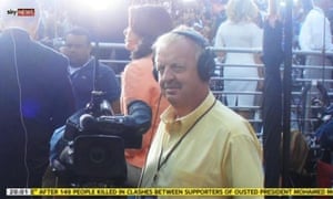 Sky News cameraman Mick Deane was killed by a sniper in Cairo in August 2013