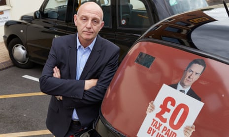 Steve Mcnamara of the London Taxi Drivers Association, who is leading the campaign against Uber.