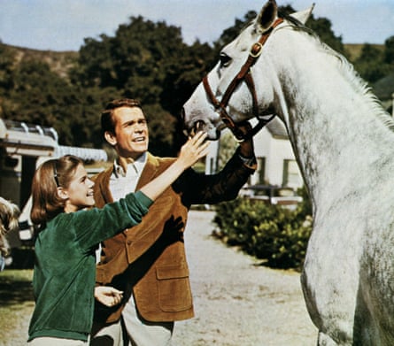 Dean Jones with Ellen Janov in The Horse in the Gray Flannel Suit (1968).