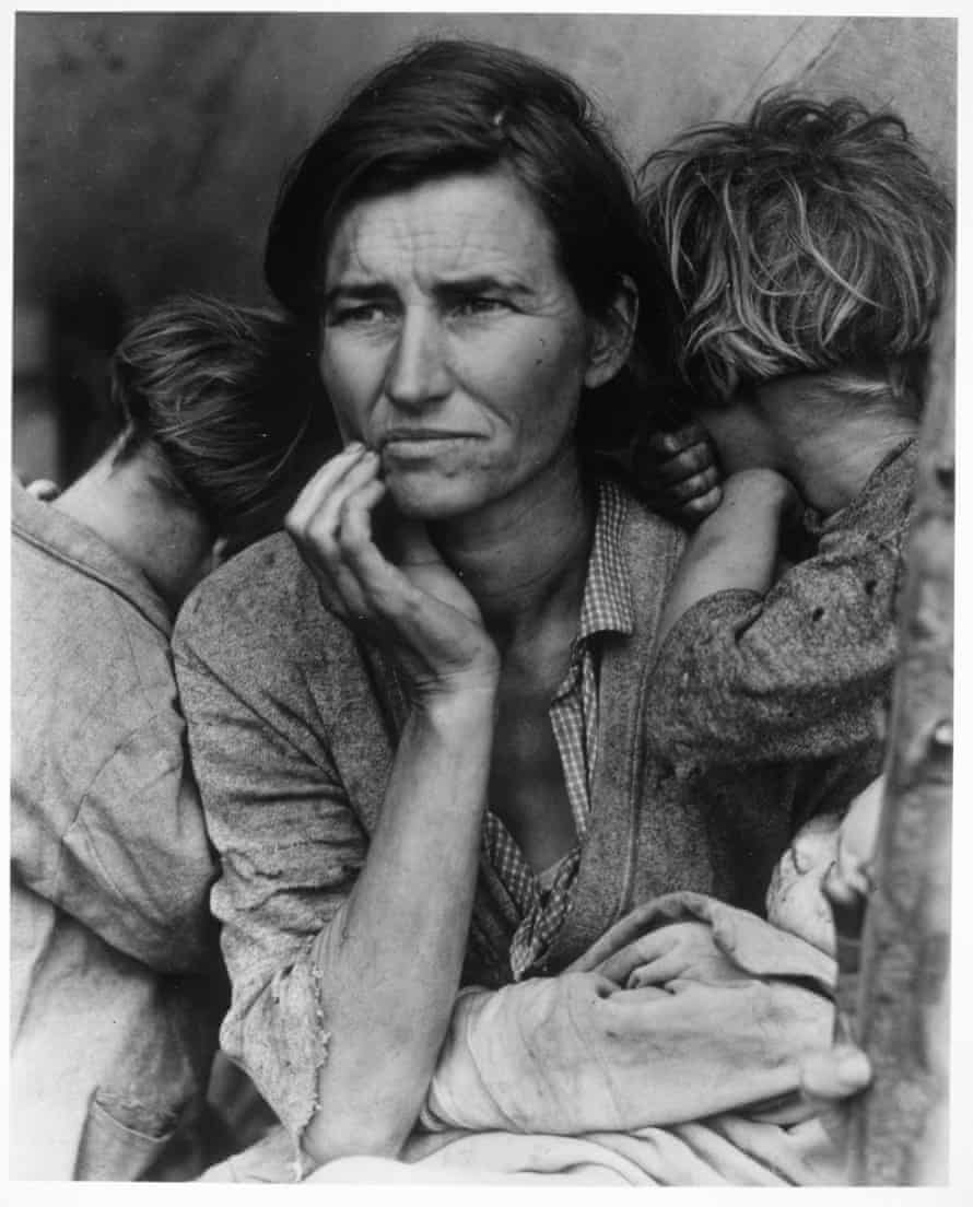 Migrant Mother, Nipomo, California, 1933, by Dorothea Lange