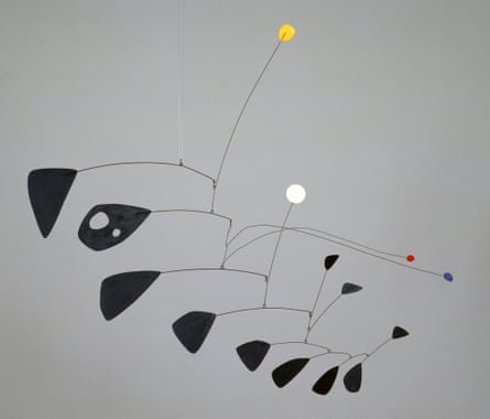 Antennae with Red and Blue Dots by Alexander Calder