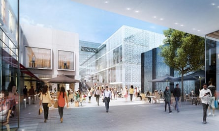 The Westfield and Hammerson retail development in Croydon.