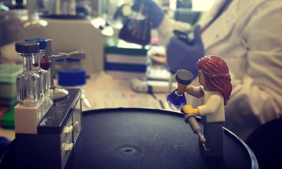 Challenging stereotypes: two years Lego brought out its first female lab scientist .