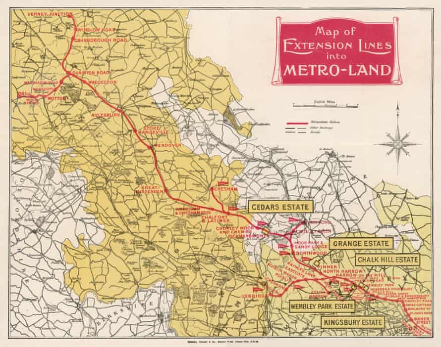 Metroland describes the area of villages stretching from Neasden into the Chiltern Hills.