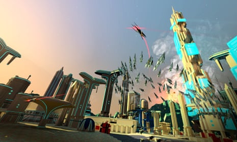 Battlezone virtual reality game screenshot