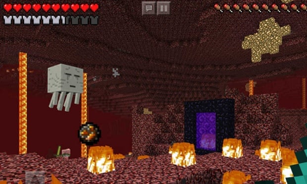 Minecraft: Pocket Edition 0.12 adds features including hunger, the Nether and ocelots.