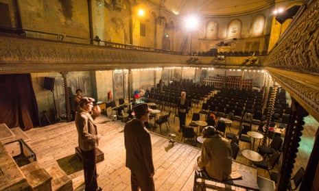 'Where variety entertainment began' … Dress rehearsals for The Sting at WIlton's Music Hall, Whitechapel.