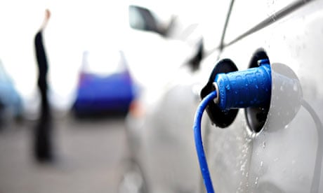 Electric car recharging points