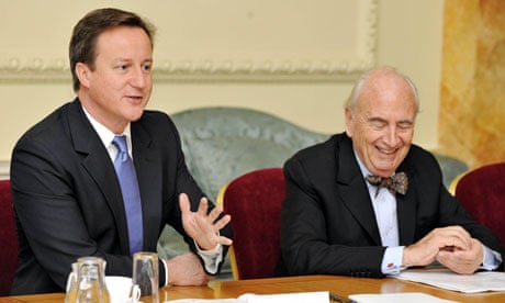 David Cameron and Lord Young