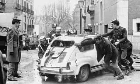 Luis Carrero Blanco assassination in Madrid, 1973