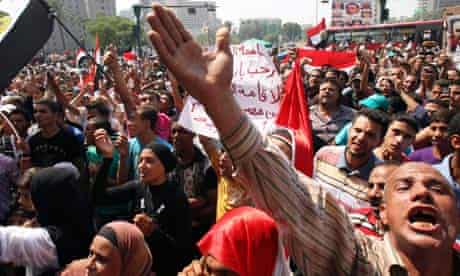 Protest in Tahrir Square, Egypt