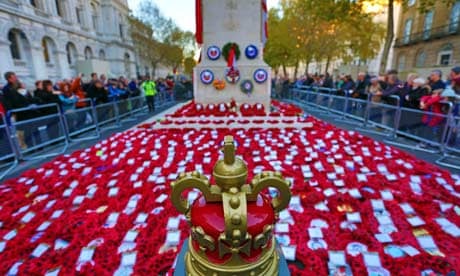 Poppies at the Cenotaph, London