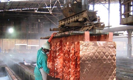Processing DRC copper