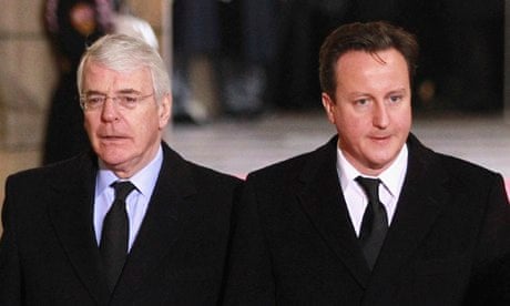 John Major and David Cameron