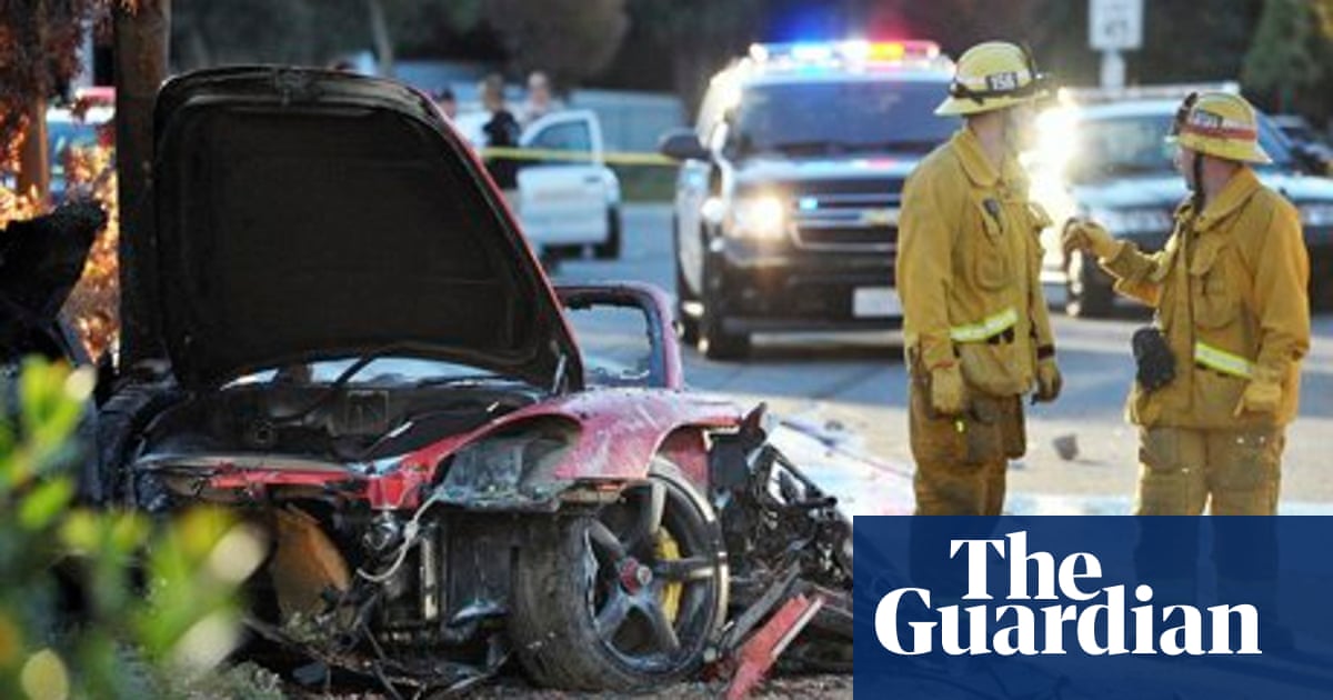 Paul Walker Died After Crashing At Over 100mph Coroner S Report Reveals Paul Walker The Guardian