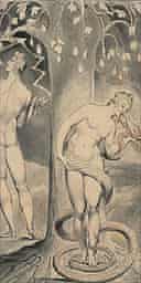 The temptation and the fall of Eve (1807), released today Monday 5 July 2004, which is part of the exhibition Paradise Lost, the poem and its illustrators, at the Wordsworth Trust in Grasmere