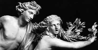 Detail from Bernini's statue of Apollo and Daphne