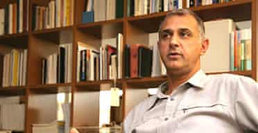 Senan Abdelqader, an Israeli Arab architect at his office in Jerusalem
