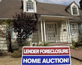 Subprime housing crisis, foreclosure sale