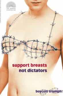Burma Campaign UK's 2001 'Support Breasts  Not Dictators' poster