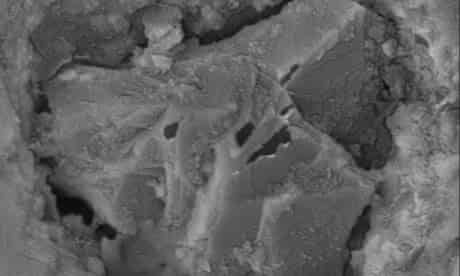 Electron image of ancient diamond discovered in western Australia