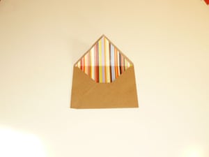 Envelope liners: Envelope liner