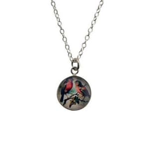 Valentines Day jewellery: Jay bird necklace by econe