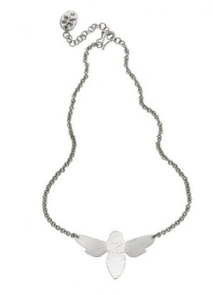 Valentines day jewellery: People Tree honey bee necklace