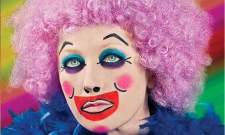 Flying colours ... Cindy Sherman, photographed as part of MAC Cosmetics's new makeup campaign.