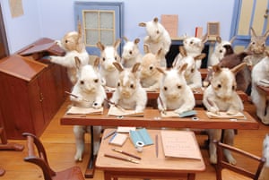 Potters Museum : Rabbits’ Village School, c 1888.