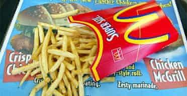 French fries / junk food / fast food / McDonalds / chips
