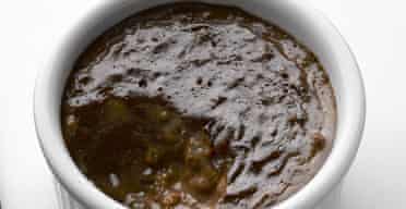 Saucepan chocolate rice pudding