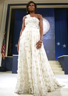 Michelle Obama wearing Jason Wu at the Inaugural Ball