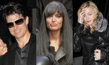 Tom Cruise, Angelina Jolie and Madonna