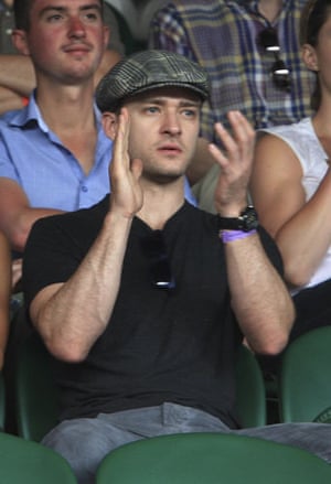 Wimbledon fashion: Justin Timberlake at Wimbledon