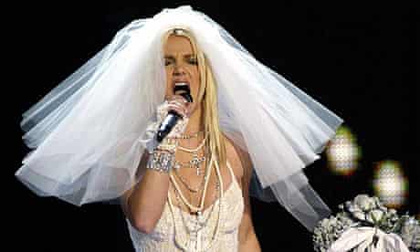 Britney Spears in a wedding dress