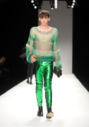 Menswear: A model wears James Long