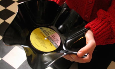 Cat Davison's vinyl record bowl