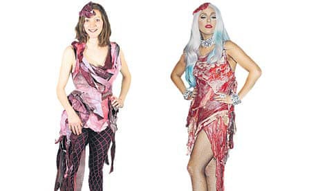 Make Lady Gaga's meat dress - the perfect Halloween costume | Craft | The Guardian Make Lady Gaga's meat dress - the perfect Halloween costume | Craft | The Guardian