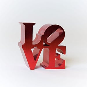 Valentine's homeware: Mini Love sculpture