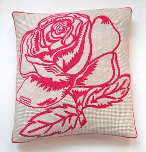 Valentine's homeware: Rose cushion