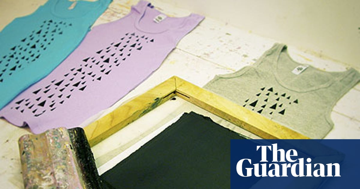 How screen-print at home | Craft | Guardian