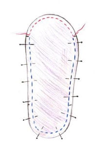 Zapatilla, figura D