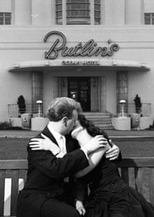 A couple kissing on honeymoon in Saltdean