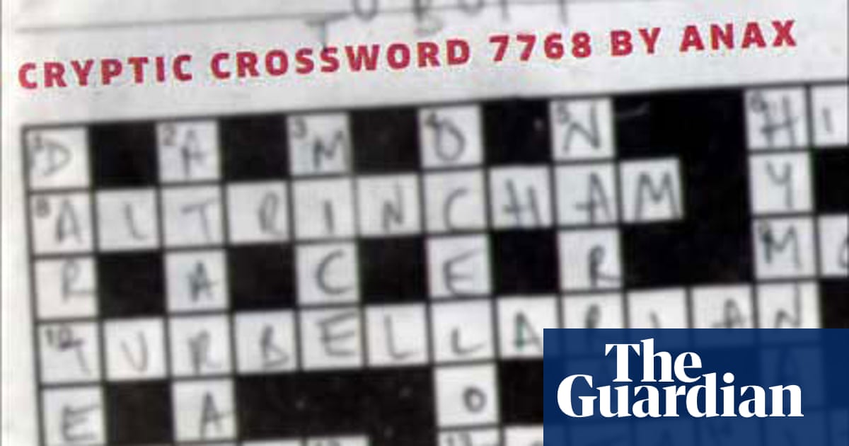 Crossword blog meet the setter Anax Crosswords The Guardian