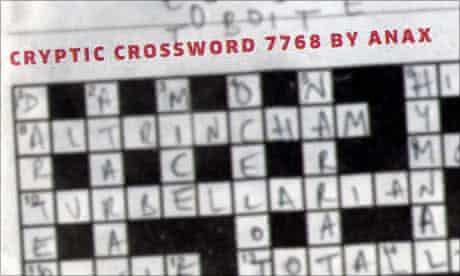 One of Anax's crosswords