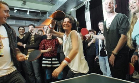 Ping Pong at the Young Offenders Institute club night, London