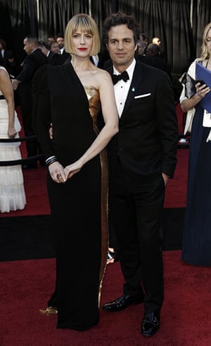 Oscars: Mark Ruffalo and wife Sunrise Coigney at the Oscars