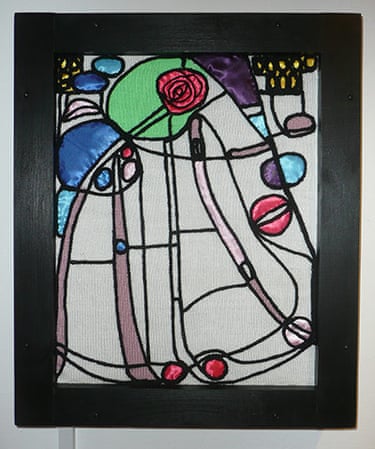Knitted art: Rennie Mackintosh’s stained glass window
